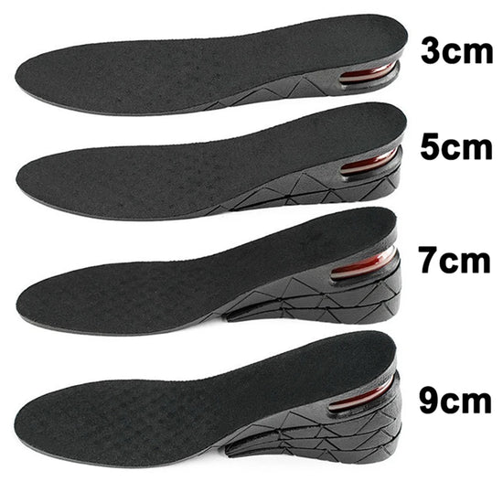 Invisible Height Increase Insoles Adjustable Foot Pads, Heel Lifts, Cushioned Shoe Inserts for Taller Support