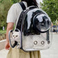 Space Pet Backpack Carrier – Transparent Breathable Travel Bag