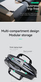 Waterproof Laptop Bag Business Briefcase