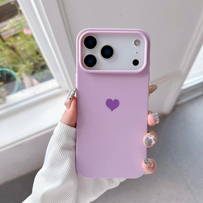 Lovely Love Candy Matte Silicone iPhone Case